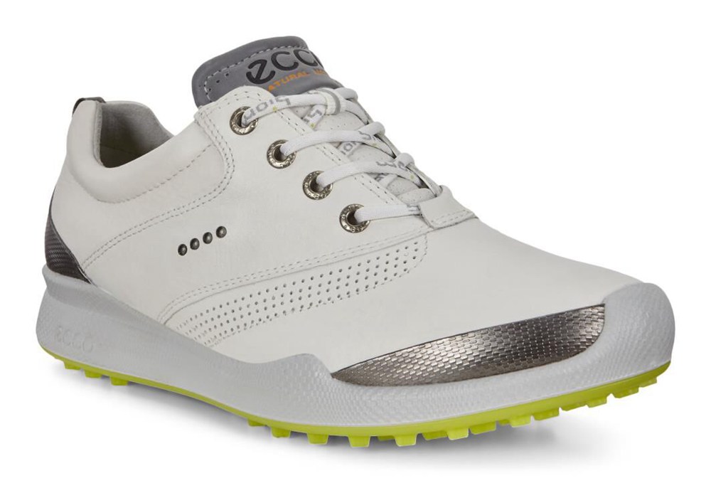 ECCO Womens Golf Shoes White - Biom Hybrid - TJH-475381